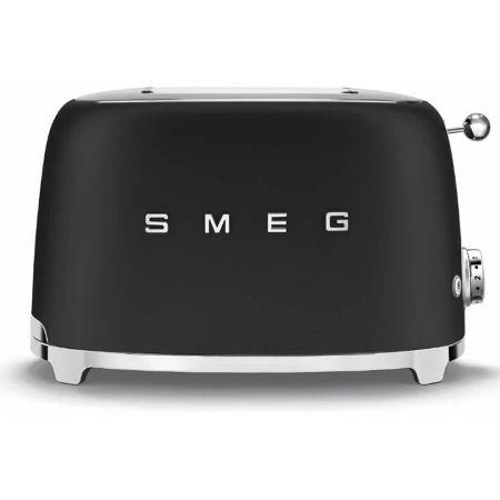Тостер SMEG TSF01BLMEU, 2 ломтика, цвет черный