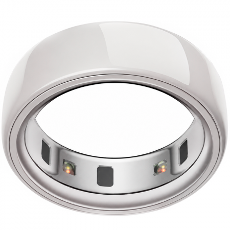 Умное кольцо Oura Ring 4 Ceramic (Керамика) - Cloud (облако), Size 13 - фото 3