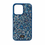Накладка SWAROVSKI совместимая с 15 Pro со стразами Blue