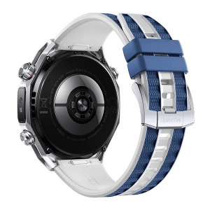 Смарт-часы Huawei Watch Ultimate 2 (MCH-AL00) циркониевый корпус стального цвета (Двухцветный ремешок из фторэластомера+стальной ремешок) РСТ
