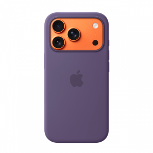 Накладка Silicone Case с MagSafe совместимая с iPhone 17 Pro Max фиолетовая LB