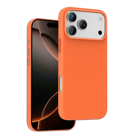 Накладка Silicone Case KEEPHONE ROSANA с MagSafe совместимая с iPhone 17 Pro оранжевая - фото 2