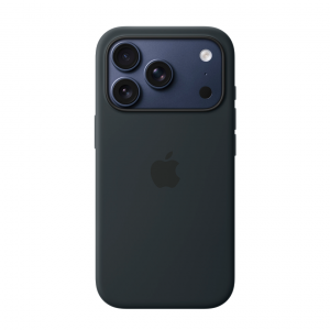 Накладка Silicone Case с MagSafe совместимая с iPhone 17 Pro Max черная LB