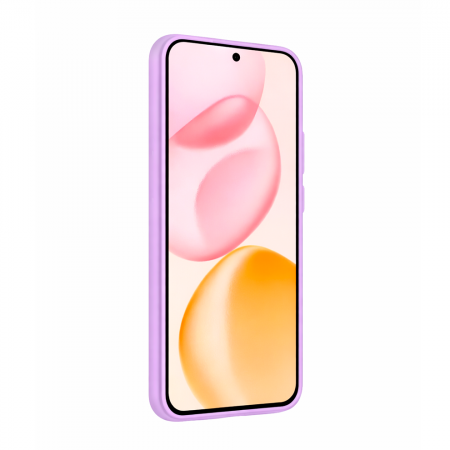 Накладка Silicone Case совместимая с Honor 400 светло-фиолетовая - фото 2