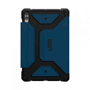 Противоударный чехол-книжка UAG METROPOLIS SE совместимый с Samsung Tab S10+/S9+/S9 FE+ синий 12.4"