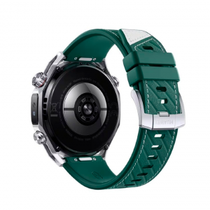 Смарт-часы Huawei Watch Ultimate 2 зеленые (MCH-AL00) Корпус из циркониевого сплава стального цвета (двухцветный композитный ремешок(2 ремешка) EAC