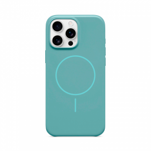 Пластиковая накладка be Case с MagSafe совместимая с iPhone 16 Pro Max синяя