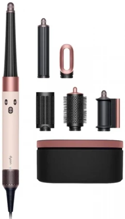 Стайлер Dyson HS08 Special edition Airwrap i.d. straight+wavy Ceramic Pink/Rose Gold (керамический розовый/розовое золото) (кейс)