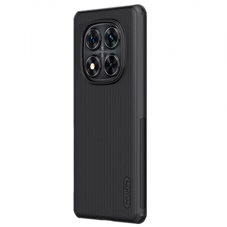 Противоударная накладка Nillkin Super Frosted Shiield Pro совместимая с ПОКО X7/Нот 14 Pro черная  - фото 2
