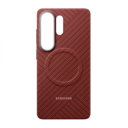 Чехол-накладка Samsung Carbon Magnet Case Galaxy S26 Ultra (EF-KS948) красный - фото 3