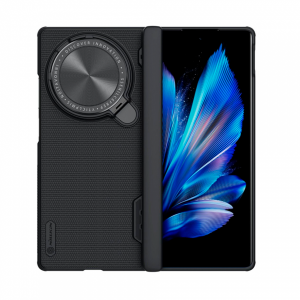 Противоударная пластиковая накладка Nillkin Super Frosted Shield Prop для Vivo X Fold 3 Pro черная