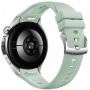 Смарт-часы Huawei Watch 5 42мм LTE стальной/зеленый ремешок ЕАС