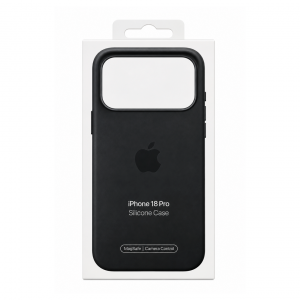 Накладка Silicone Case с MagSafe совместимый с iPhone 18 Pro/17 Pro Black (черный) 