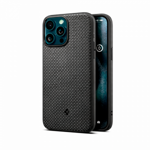 Противоударная накладка SPIGEN с MagSafe совместимая с iPhone 15 Pro (Mag Armor) натуральный титан