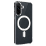 Пластиковая накладка Clear Case с MagSafe совместимая с Samsung А17 прозрачная LB