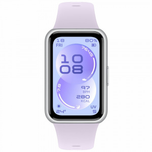 Фитнес-браслет HUAWEI Band 11 (CDY-B29) Сиреневый (серебристый корпус из алюминиевого сплава) EAC