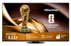 Телевизор Hisense 65" 65U8NQ (2024) Mini LED, ULED, 4K UltraHD, HDR, Wi-Fi, 144 Гц, VIDAA OS ЕАС (гарантия Hisense)