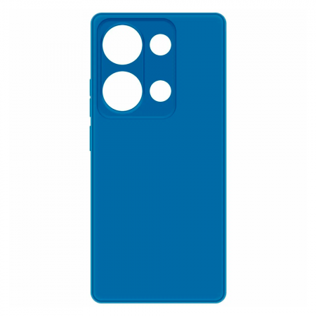 Силиконовая накладка совместимая с Рэдми Нот 14s 4G/Рэдми Нот 13 Pro 4G/Поко M6 Pro 4G (SC) синяя