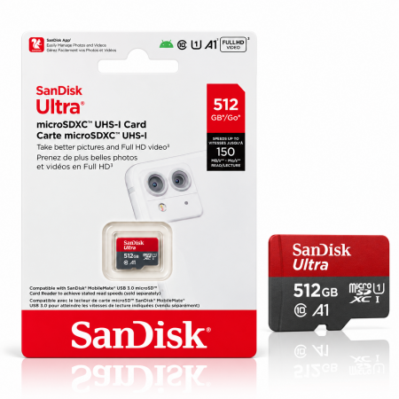 Карта памяти SanDisk Ultra Micro SD 512GB 150MB/S