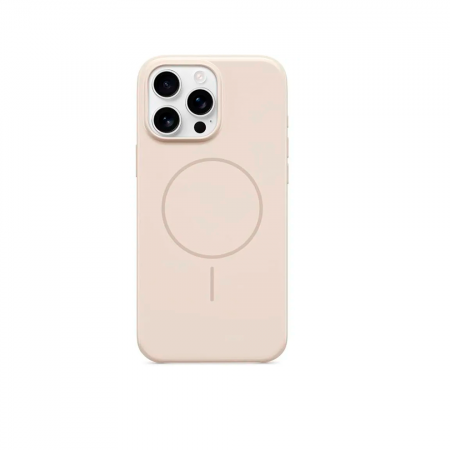 Пластиковая накладка be Case с MagSafe совместимая с iPhone 16 Pro слоновая кость