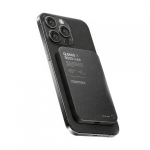 Внешний аккумулятор Momax S.Pass Ultra Slim с MagSafe 5000 mAh черный CCC