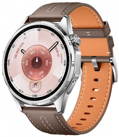 Смарт-часы Huawei Watch GT 6 (ATM-B19) 46mm Gray (серый)  ремешок из кожи серый EAC
