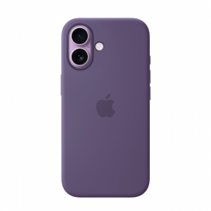 Накладка Silicone Case с MagSafe совместимая с iPhone 17 фиолетовый туман LB