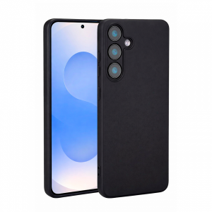 Накладка Silicone Case совместимая с Samsung S25 FE (SC) черная 