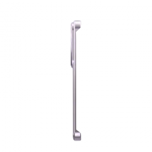 Алюминиевая накладка с ароматизатором Movenchy MagSafe совместимая с iPhone 16 Pro черная/серебро