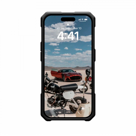 Противоударная накладка UAG Monarch Pro с MagSafe совместимая с iPhone 15 Pro синяя - фото 4