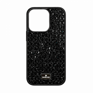 Накладка SWAROVSKI совместимая с 15 Pro со стразами Black