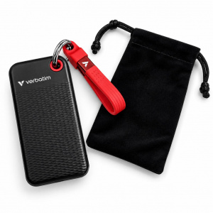 Внешний жёсткий диск Etrbatim Pocket SSD 1Tb 1000/MB/s черный