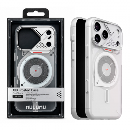Противоударная накладка Aulumu Frosted Case с MagSafe совместимая с iPhone 18 Pro/17 Pro прозрачная матовая