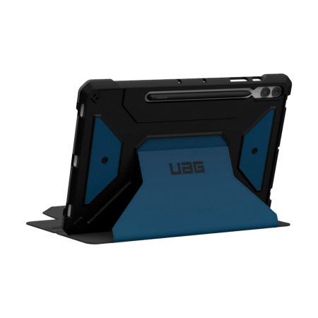 Противоударный чехол-книжка UAG METROPOLIS SE совместимый с Samsung Tab S10+/S9+/S9 FE+ синий 12.4" - фото 6