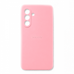 Накладка Silicone Case совместимая с Samsung A17 (SC) розовая