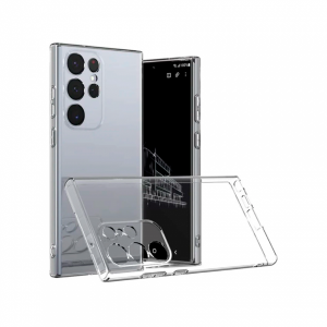 Силиконовая накладка для Samsung Galaxy S24 Ultra прозрачная New