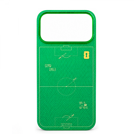 Кевларовая накладка Alrlty We are the Campions 2026 с MagSafe совместимая с iPhone 17 Pro Max (зеленая) - фото 2