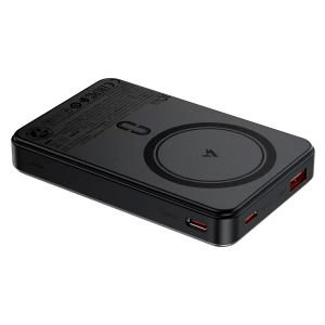 Внешний аккумулятор AceFast М31 MagSafe + кабель Type-C 10000 mAh 22,5W черный ССС