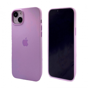 Силиконовая накладка Silicone Case с MagSafe совместимая с iPhone 14 Plus светло-фиолетовая UAE