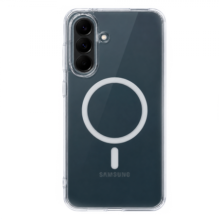 Противоударная накладка Cabal Premium Clear Case c MagSafe для Samsung Galaxy A37 прозрачная - фото 2