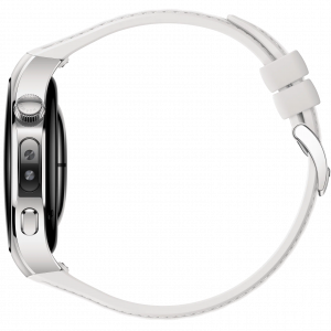 Смарт-часы Huawei Watch 5 42мм LTE стальной/белый ремешок ЕАС