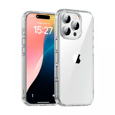 Противоударная накладка Monarch совместимая с iPhone 16 Pro прозрачная 
