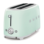 Тостер SMEG TSF02PGEU, 4 ломтика, цвет пастельный зеленый