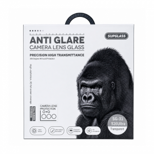 Защитное стекло Gorilla Glass на камеру совместимое с Samsung S26/S26 Plus прозрачное