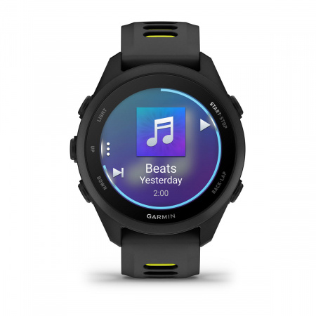 Умные часы  Garmin Forerunner 170 43mm Amoled черный с черным силиконовым ремешком (010-03920-50) Тайвань - фото 3