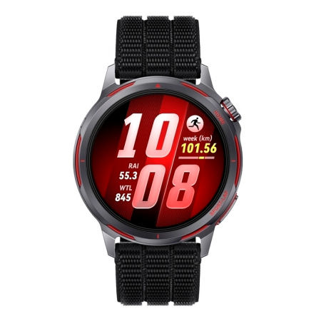 Смарт-часы Huawei Watch GT Runner 2 (CHT-B19) черный титановый корпус, черный дышащий плетеный ремешок EAC - фото 2