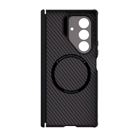 Кевлоровая накладка NILLKIN CarboProp Case с защитой камеры совместимая с Samsung Z Fold7 черная - фото 3