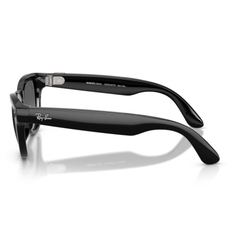 RayBan Meta Skyler gen 2 RW4014 S52 Shiny black/polar gradien graphite (глянцевая черная рамка , графитовые линзы) антибликовое покрытие  - фото 3