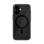 Пластиковая накладка Kzdoo IceGuard с MagSafe совместимая с iPhone 16 затемненная