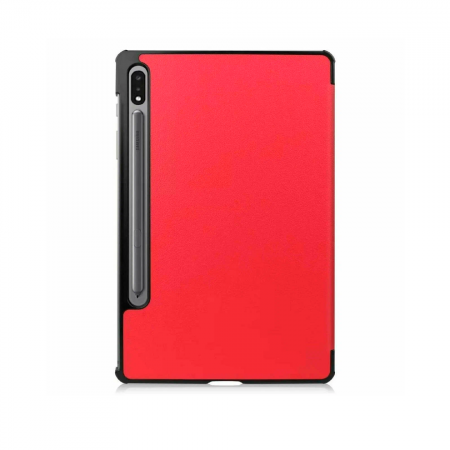 Чехол-книжка Partner совместимый c Samsung Tab S10+/S9+/S9 FE красная - фото 3